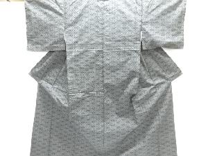 麻の葉模様織り出し本場泥大島紬着物(5マルキ)